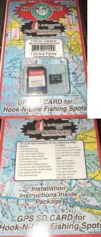 Charts And Maps 179987 Hook N Line Fishing Map Gps Sd Card
