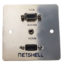 Netshell Multimedia Wall Face Plate