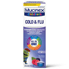 mucinex cold flu liquid mixed berry