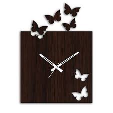 Rectangular Erfly Wall Clock