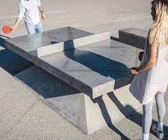 Determine the size of table top you'd like to make. Concrete Ping Pong Table