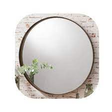 beveled polished frameless wall mirror