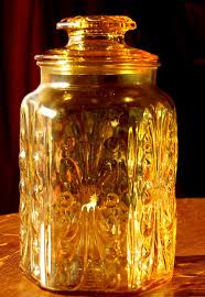 Vintage Amber Glassware Szinteriors