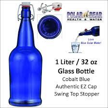 Cobalt Blue Glass Bottles Solar Water