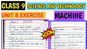 cl 9 science unit 8 simple machine