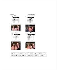 Complete Guitar Chord Chart Template 5 Free Pdf Documents