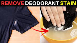 how to get deodorant stains out of