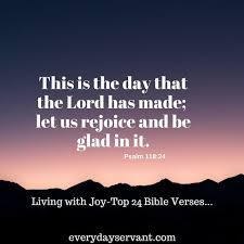 Top 24 Bible Verses-Living with Joy - Everyday Servant