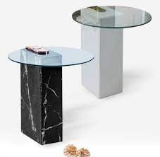 Small Marble Bistro Table Set