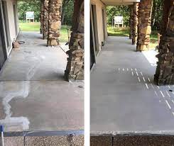 how to acid stain a concrete patio