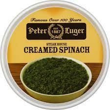 peter luger spinach creamed steak