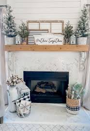 winter mantel ideas to decorate your