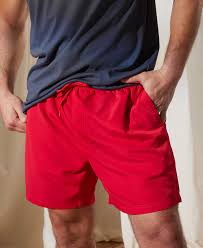 men s swim shorts in red postie