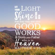 Matthew 5:16 Let Your Light Shine Before Men - Free Bible Art Download - Bible Verses To Go