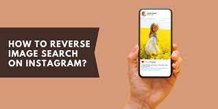 how to reverse image search on insram