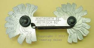 British Whitworth Tools And British Standard Size Reference