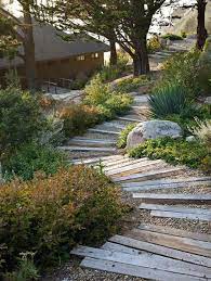 Wood Path That Weaves Through Your Garden