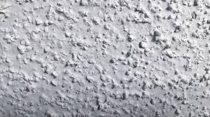 dust on a popcorn ceiling