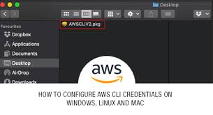 how to configure aws cli credentials on