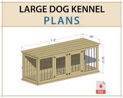Double Dog Kennel Dog Crate Furniture