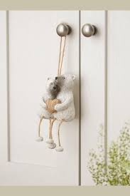 White Bertie Bear Hanging Decoration