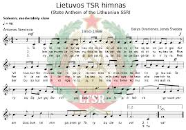 In the winter of 1961 i toured the soviet union in the university of michigan band under william revelli. Anthem Of The Lithuanian Soviet Socialist Republic Wikipedia