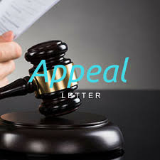 appeal against dismissal letter