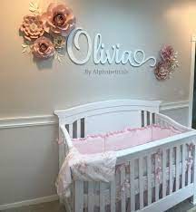 Nursery Name Sign Girl Wooden Letters