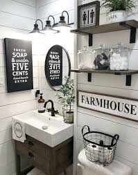 farmhouse bathroom decor