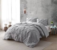 Alloy Pin Tuck Twin Xl Comforter Bed
