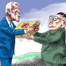 The footage comes with english subtitles that reference joe biden as a thug, among other claims about the president. How Biden Can Offer Kim Jong Un A Package For North Korean Denuclearisation He Can T Refuse South China Morning Post