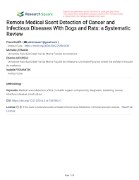 infectious diseases with dogs and rats