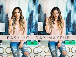 easy holiday makeup tutorial mia mia