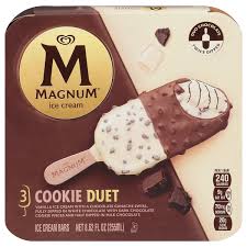 magnum ice cream bars cookie duet