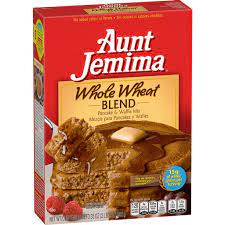 aunt jemima whole wheat blend pancake