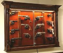 The Woodloft Illinois Amish Custom Crafted Pistol Display