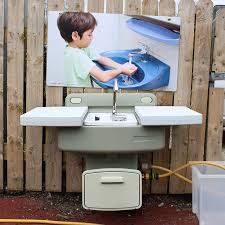 Easy Outdoor Garden Sink With Hose Holder