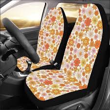 Groovy Flower Car Seat Covers For