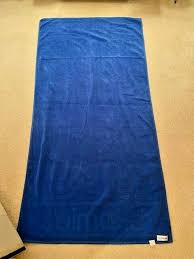 blue cotton beach towel bath sheet mint