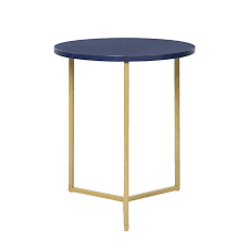 Verona Collection Navy Small Side Table