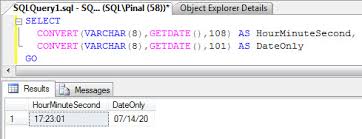 hour minute format from a datetime