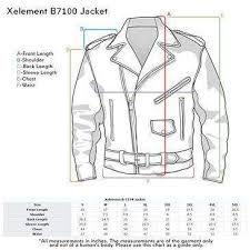 Xelement B7100 Classic Mens Black Top Grade Leather Motorcycle Biker Jacket Large