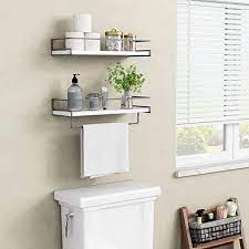 Dyiom White Floating Shelves For