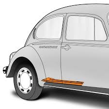 1946 1972 vw beetle super rear rh outer
