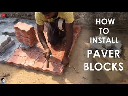 Paver Block How To Lay Concrete Paver