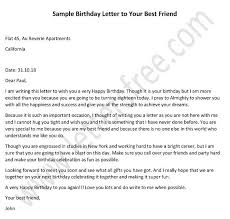 write a letter to your best friend on