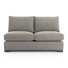 axis brown armless sleeper sofa