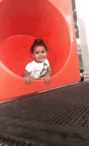 The kid sliding down slide have all been been placed in the slide categories. Kid Going Down Slide Gifs Tenor