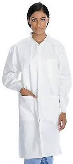 white disposable lab coats pack of 10
