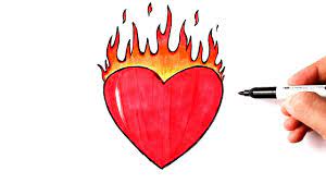 Как нарисовать Сердце в Огне | Ehedov Elnur | Дзен
